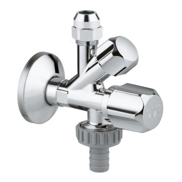 GROHE 22036000 - Комбінований кутовий вентиль ORIGINAL WAS® DN 15 блискучий хром
