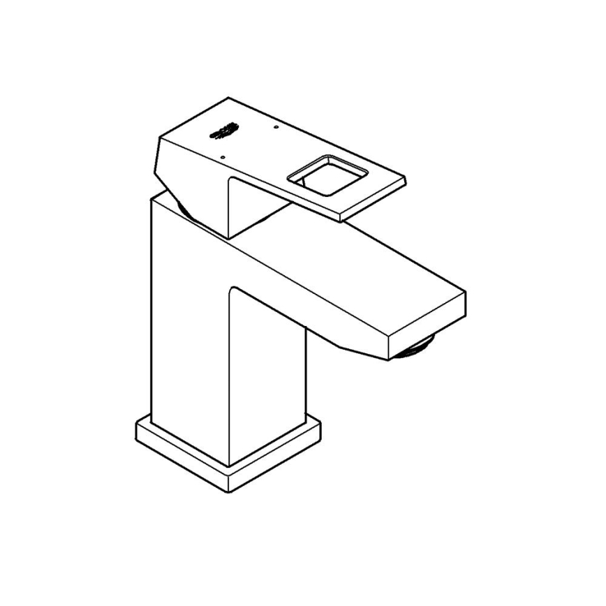 GROHE 2313200E - Смеситель для раковины EUROCUBE, размер S, полированный хром