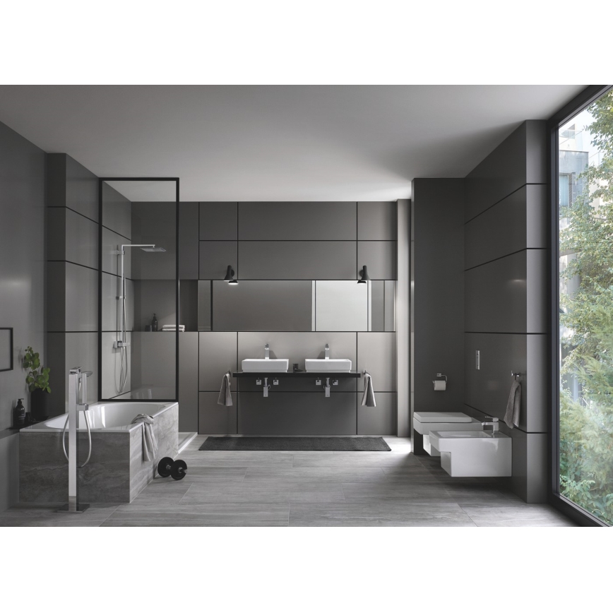 GROHE 23138000 - смеситель для биде EUROCUBE, полированный хром
