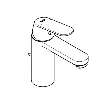 GROHE 23325000 - Змішувач для умивальника EUROSMART COSMOPOLITAN, розмір M, хром