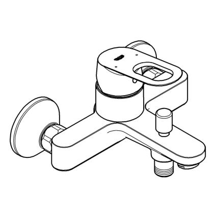 GROHE 23341000 - Смеситель для ванны BAULOOP DN 15, глянцевый хром