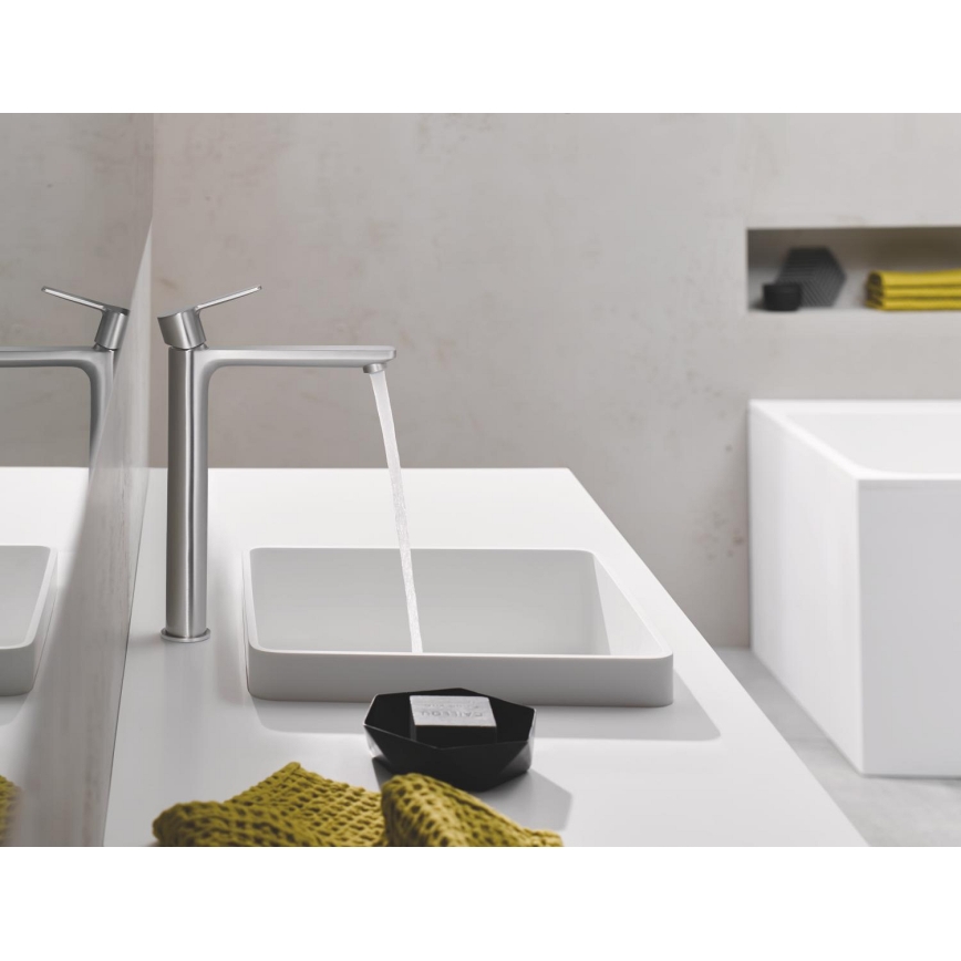 GROHE 23405DC1 - Змішувач для умивальника LINEARE DN 15, нержавіюча сталь