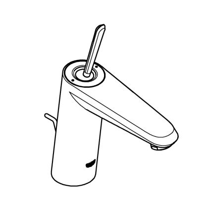 GROHE 23427000 - Смеситель для раковины EURODISC JOY DN 15 размер M полированный хром