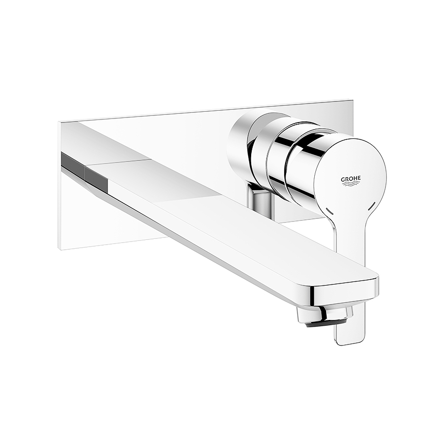 GROHE 23444001 - Смеситель для раковины с двумя отверстиями LINEARE 207 мм полированный хром