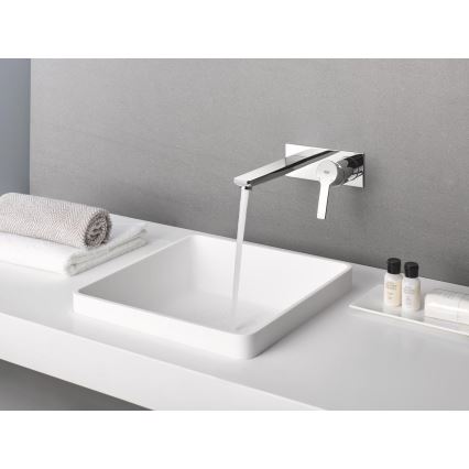 GROHE 23444001 - Смеситель для раковины с двумя отверстиями LINEARE 207 мм полированный хром
