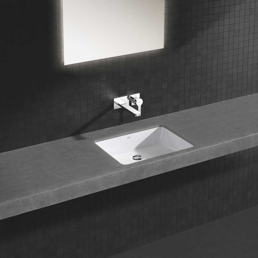 GROHE 23444001 - Смеситель для раковины с двумя отверстиями LINEARE 207 мм полированный хром