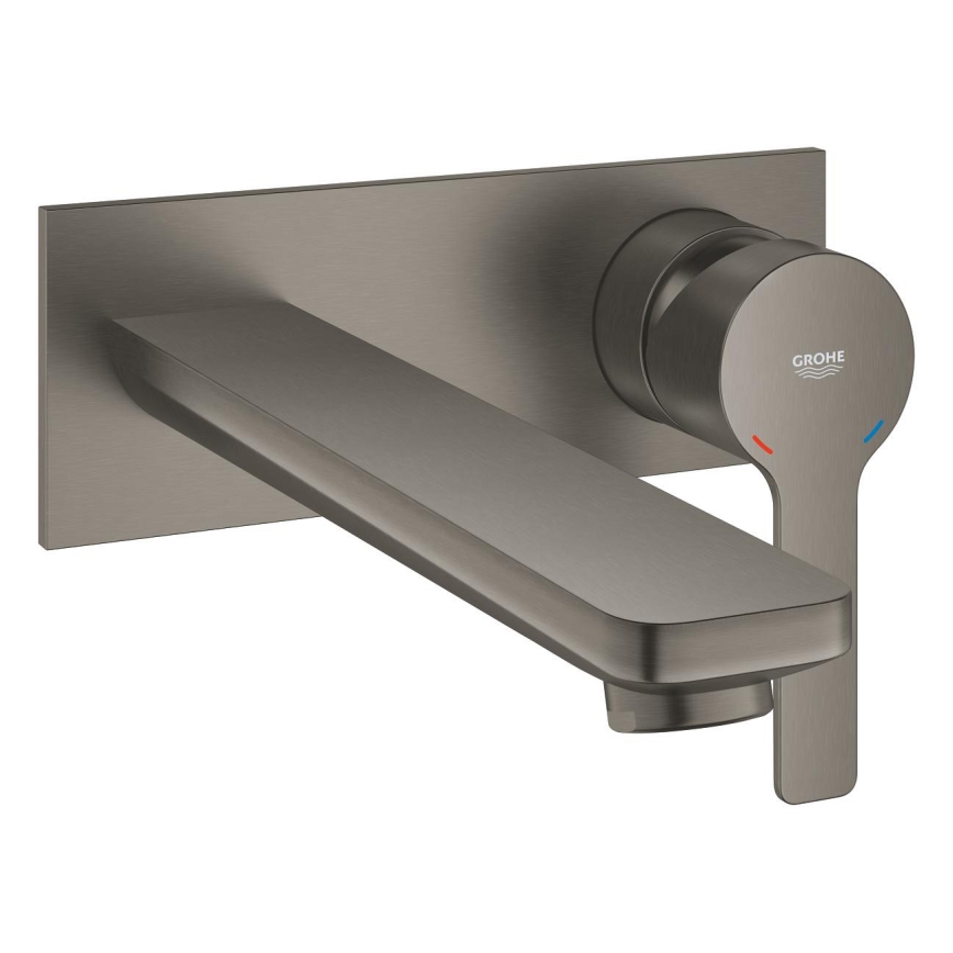 GROHE 23444AL1 - встраиваемый смеситель для раковины LINEARE, 207 мм, графит
