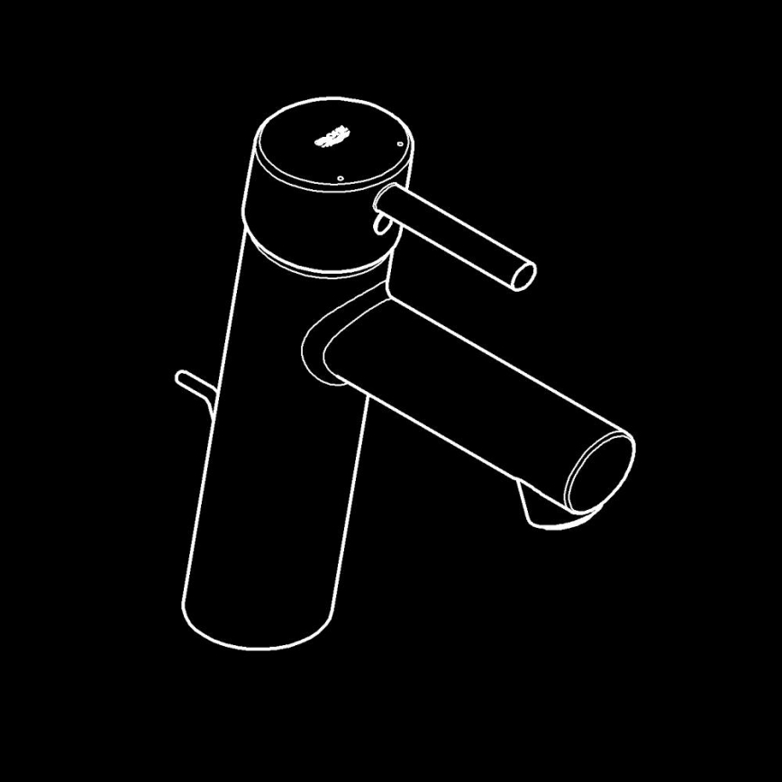 GROHE 23450001 - Смеситель для раковины CONCETTO M блестящий хром