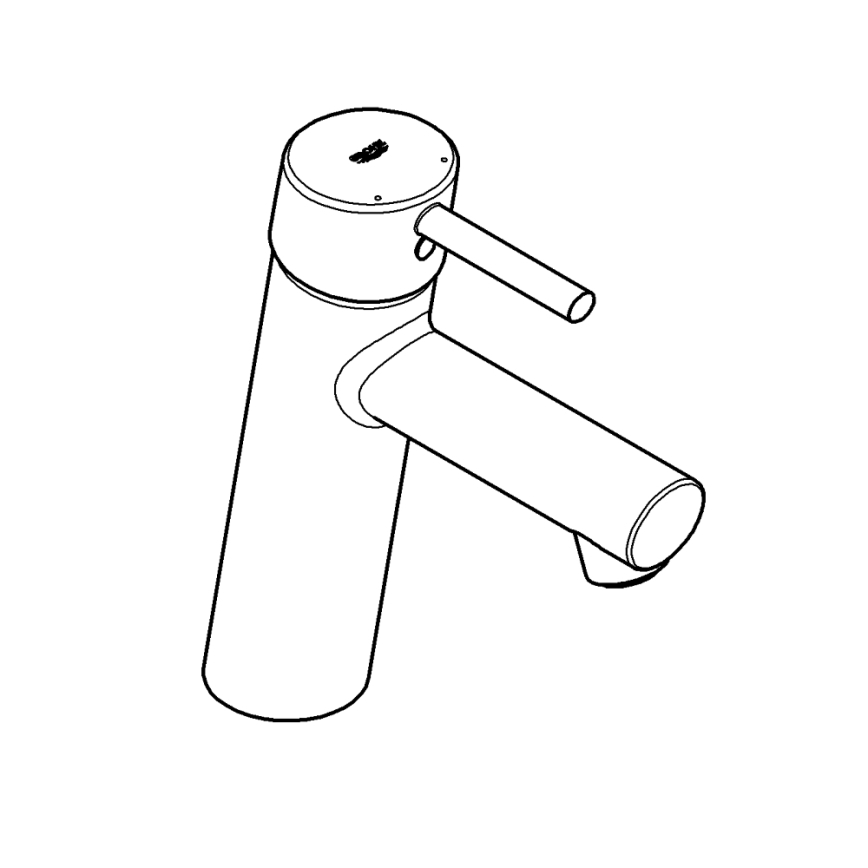 GROHE 23451001 - Раковинный смеситель CONCETTO DN 15, глянцевый хром
