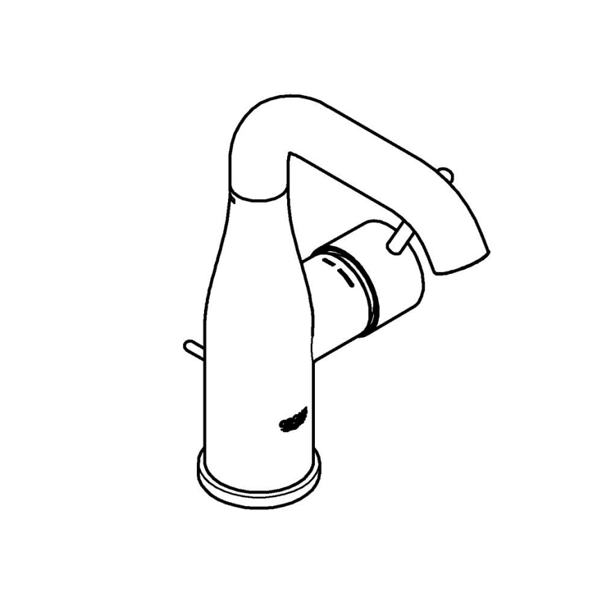 GROHE 23462001 - Раковинный смеситель ESSENCE DN 15, размер M, хром (глянцевый)