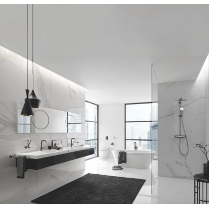 GROHE 23491AL1 - Ванний змішувач ESSENCE 277 мм графіт