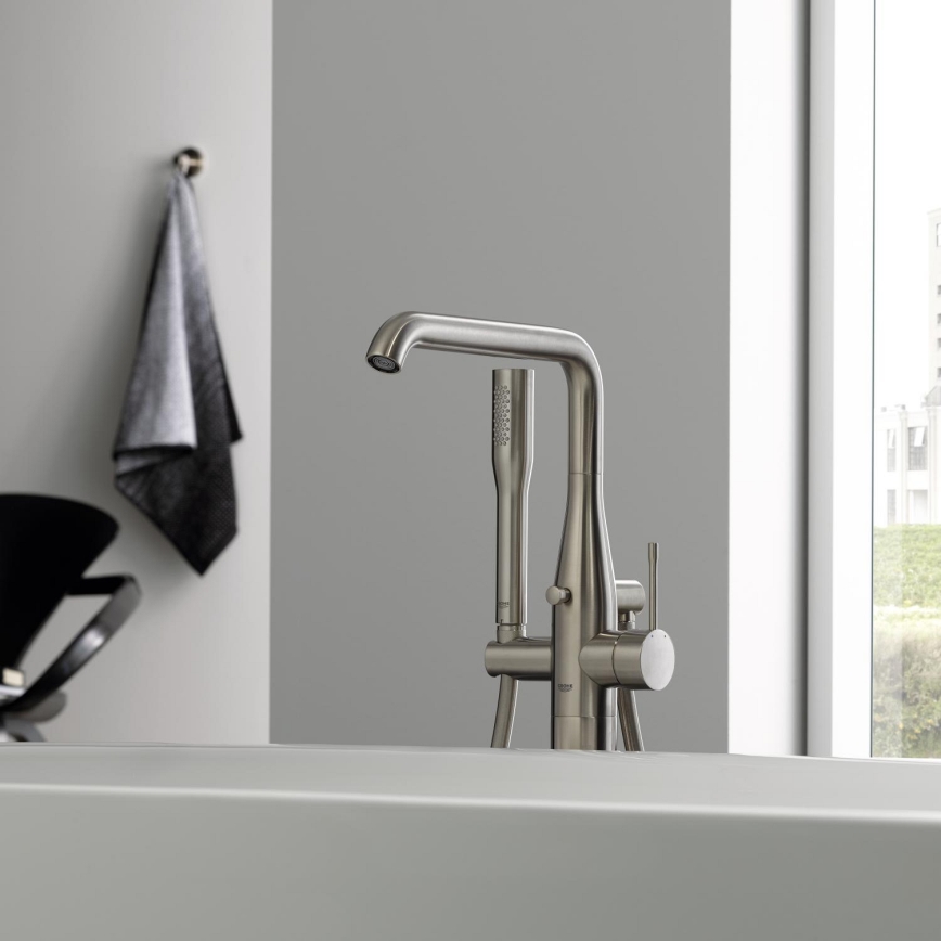 GROHE 23491DC1 - Змішувач для ванни ESSENCE 277 мм нержавіюча сталь