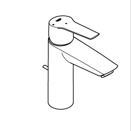 GROHE 23552002 - Смеситель для раковины START 192 мм, полированный хром