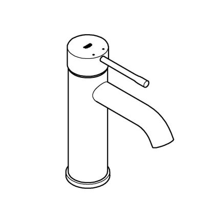 GROHE 23590DL1 - Змішувач для умивальника ESSENCE, розмір S, бронзовий