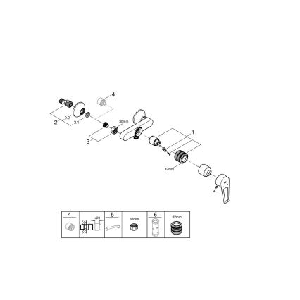 GROHE 23634001 - Душевой смеситель DN 15 полированный хром