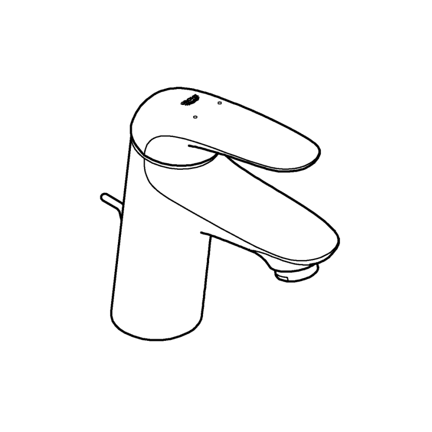 GROHE 23707003 - Змішувач для умивальника EUROSTYLE, 163 мм, блискучий хром