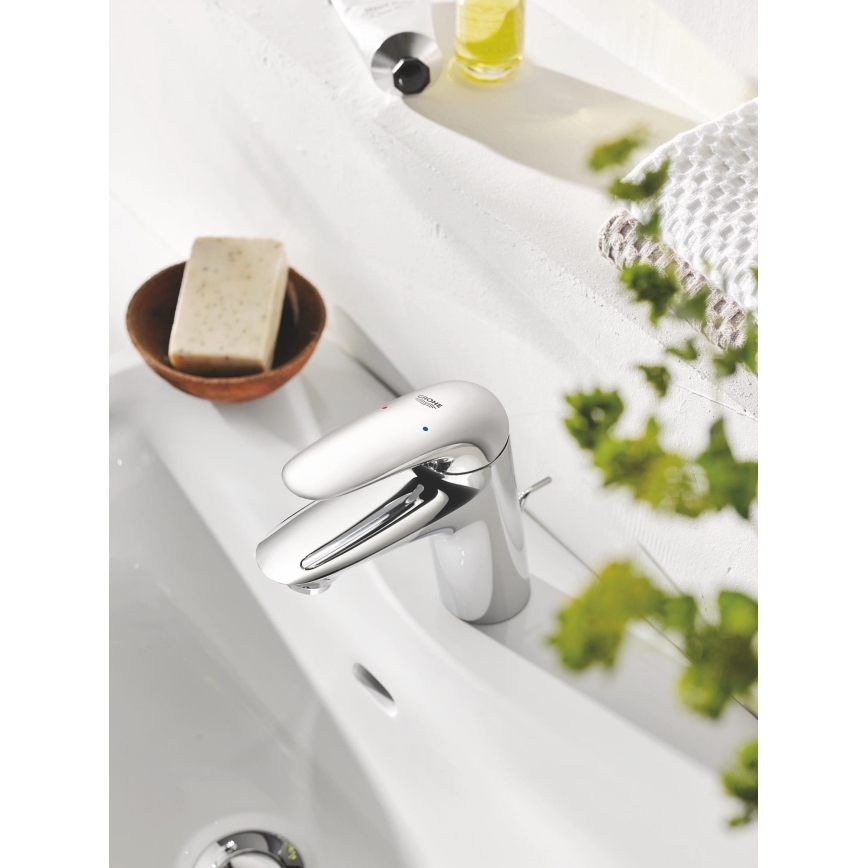 GROHE 23707003 - Змішувач для умивальника EUROSTYLE, 163 мм, блискучий хром