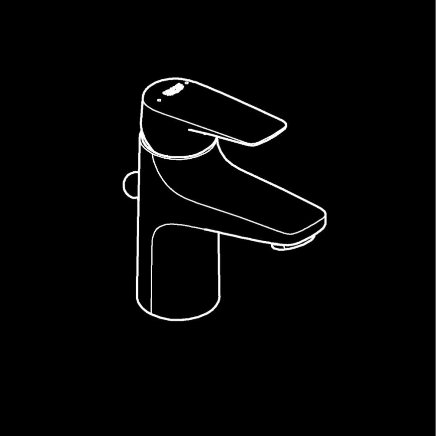 GROHE 23769000 - змішувач для умивальника START FLOW, блискучий хром