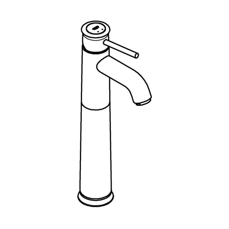 GROHE 23784000 - змішувач для умивальника START CLASSIC 357 мм глянцевий хром