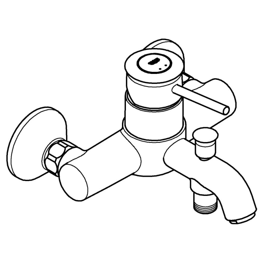 GROHE 23787000 - Змішувач для ванни START CLASSIC DN 15 полірований хром