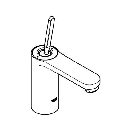 GROHE 23800000 - Раковинный смеситель GET, размер M, полированный хром