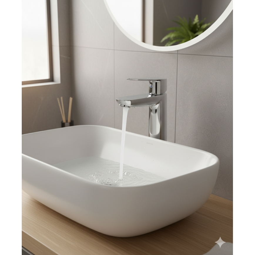 GROHE 23803000 - Змішувач для умивальника EUROSMART глянцевий хром