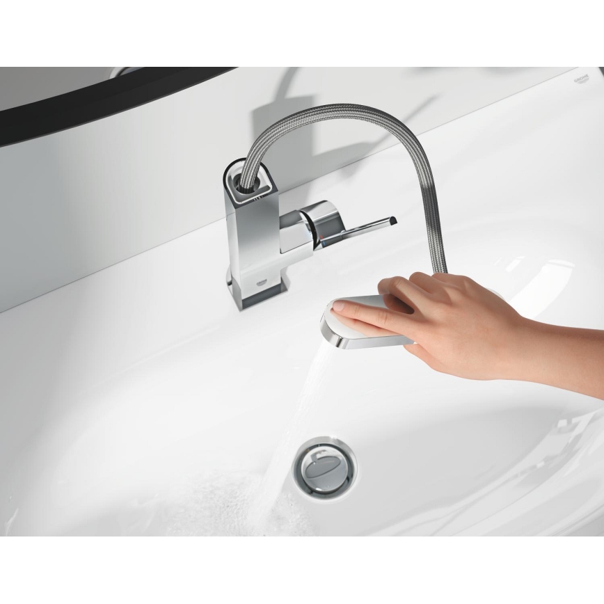 GROHE 23844003 - Змішувач для умивальника PLUS, розмір L, полірований хром