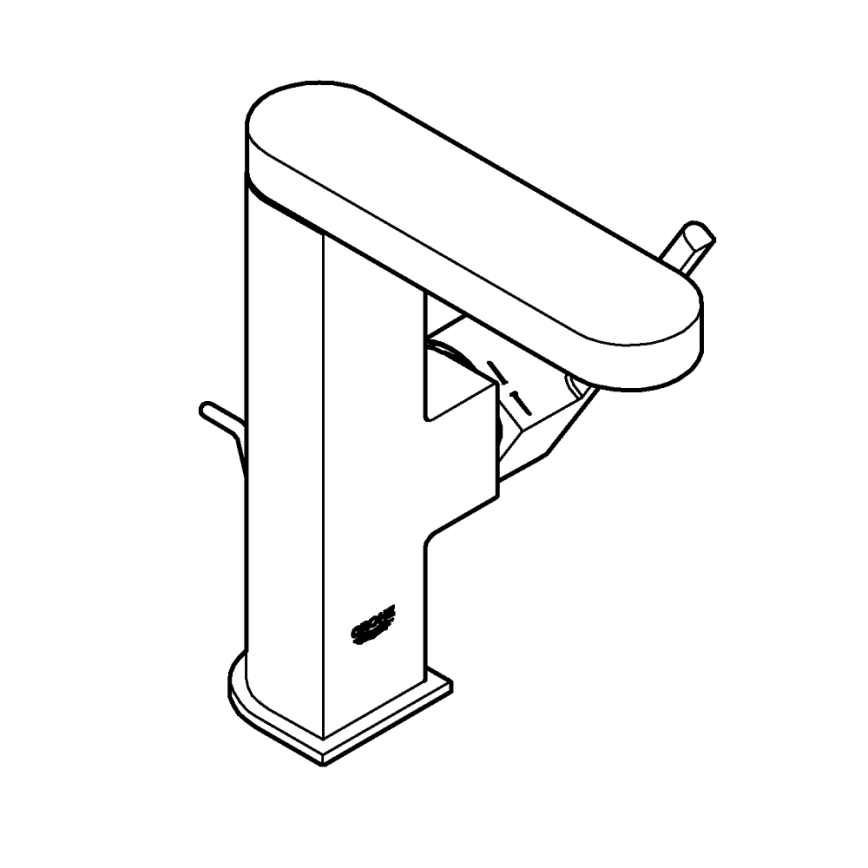 GROHE 23871003 - Раковинный смеситель PLUS, размер M, глянцевый хром