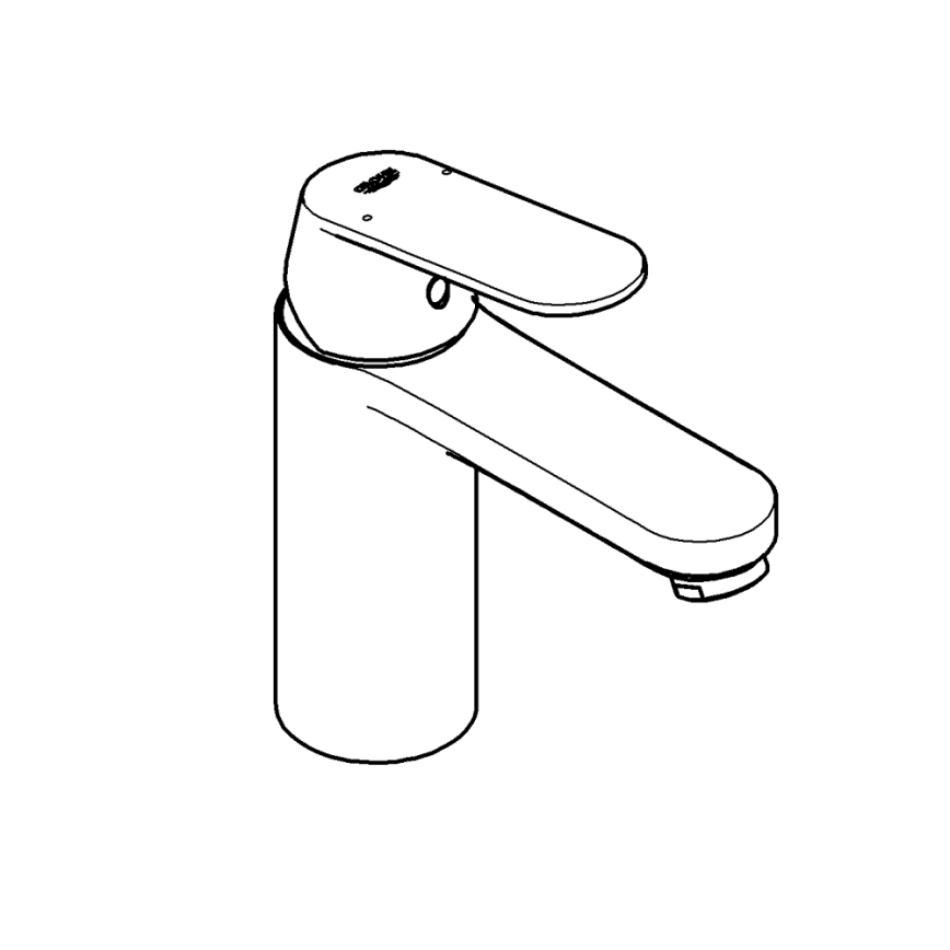 GROHE 23926000 - Змішувач для умивальника DN 15 розмір M полірований хром