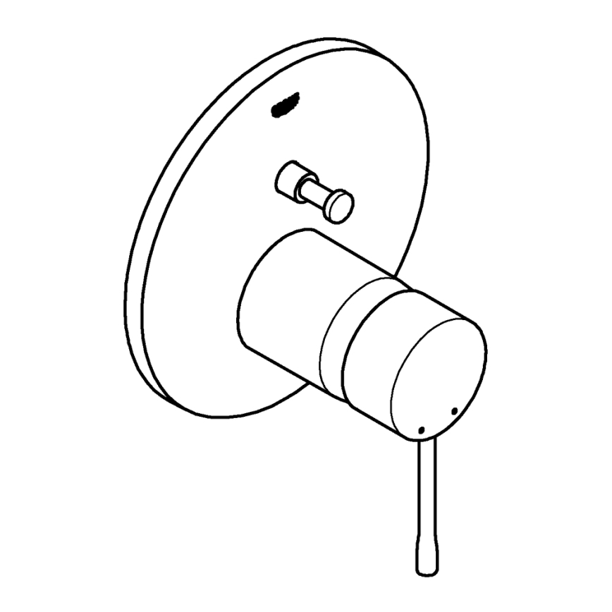 GROHE 24058GN1 - Смеситель ESSENCE золотой