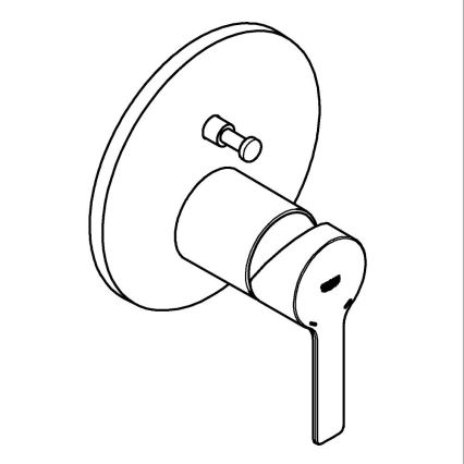 GROHE 24064001 - смеситель LINEARE в глянцевом хроме