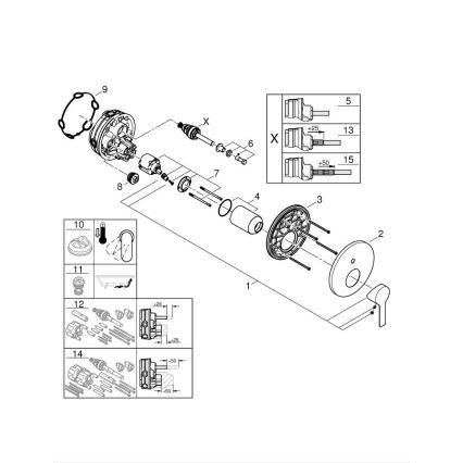GROHE 24064001 - Змішувач LINEARE полірований хром