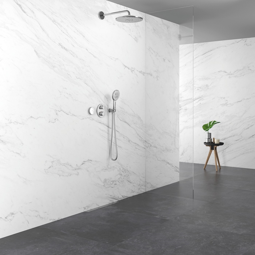 GROHE 24075000 - Термостатичний душовий змішувач GROHTHERM блискучий хром