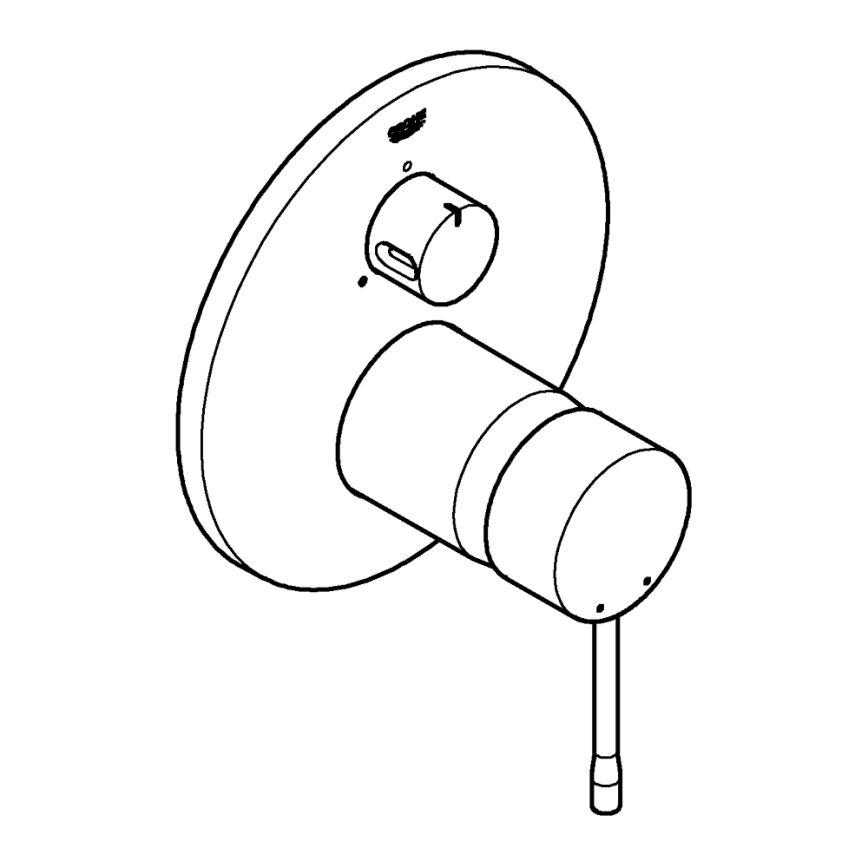 GROHE 24092001 - Смеситель ESSENCE, глянцевый хром