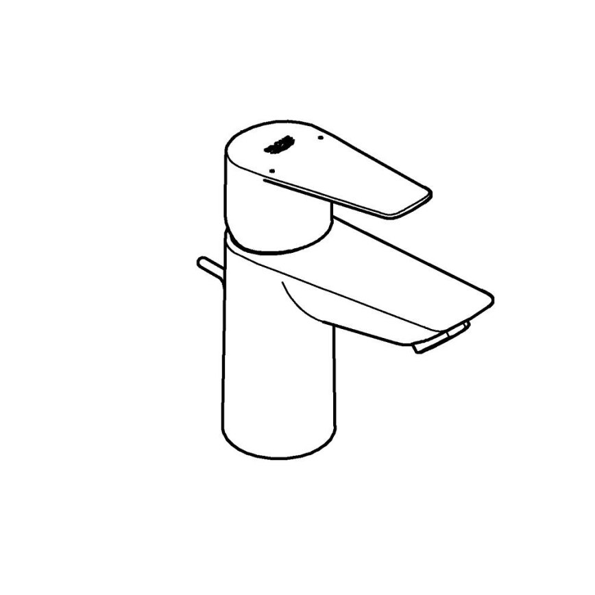 GROHE 24196001 - Змішувач для умивальника START розмір S блискучий хром