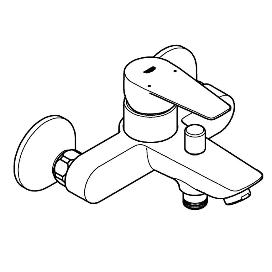 GROHE 24198001 - Смеситель для ванны DN 15, полированный хром