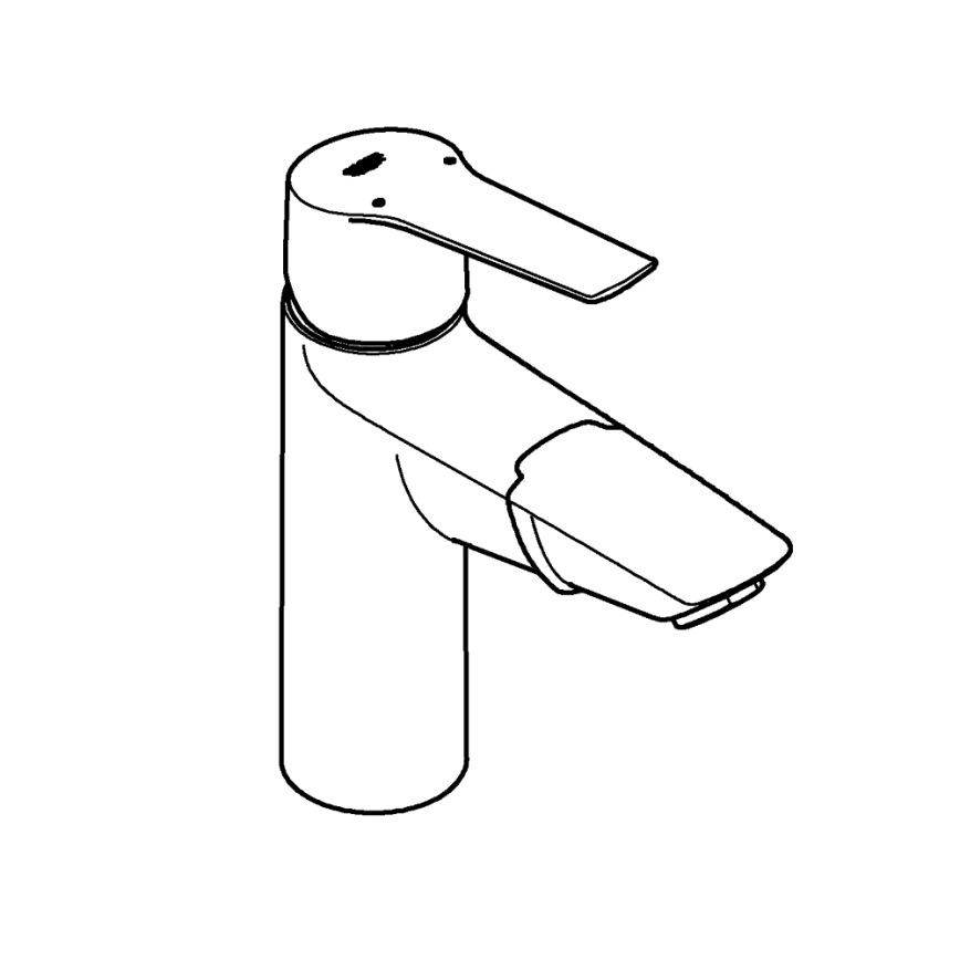 GROHE 24205003 - смеситель для раковины START DN 15, размер M, глянцевый хром