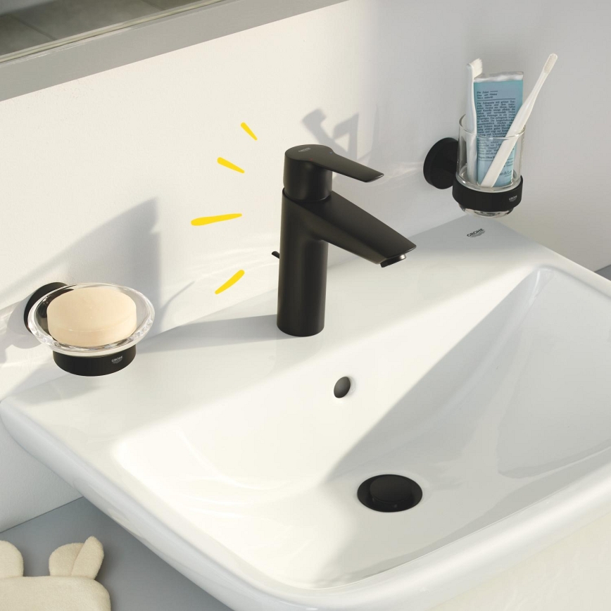GROHE 242092432 - Смеситель для раковины QUICKFIX START 165 мм чёрный