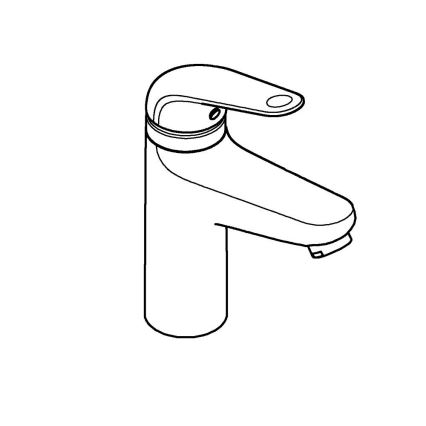 GROHE 24327001 - смеситель для раковины SWIFT, размер M, полированный хром