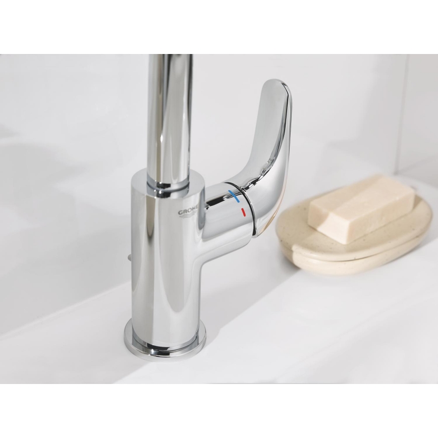 GROHE 24330001 - Раковинный смеситель EUROSMART, размер L, полированный хром