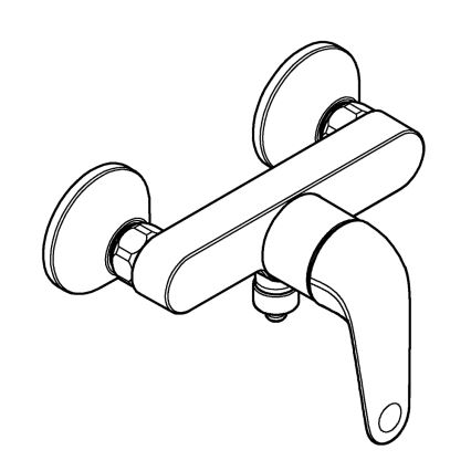 GROHE 24333001 - Душевой смеситель SWIFT DN 15, полированный хром