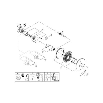 GROHE 24336001 - Змішувач для ванни SWIFT DN 15, глянцевий хром