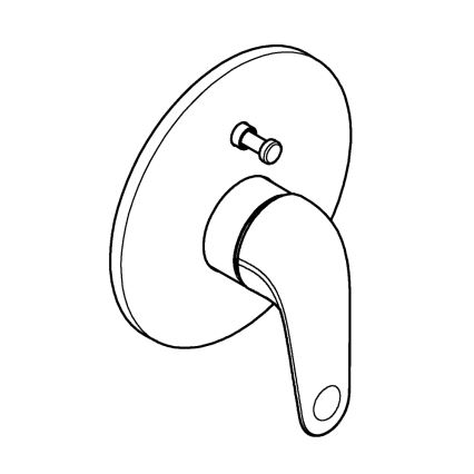 GROHE 24336001 - Змішувач для ванни SWIFT DN 15, глянцевий хром