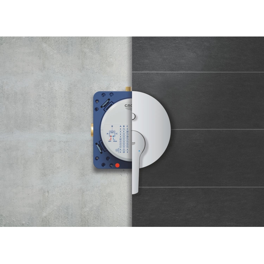 GROHE 25292000 - Встраиваемая душевая система START VITALIO START 250, хром