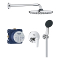 GROHE 25293000 - Душевой комплект START EDGE 250 мм, полированный хром
