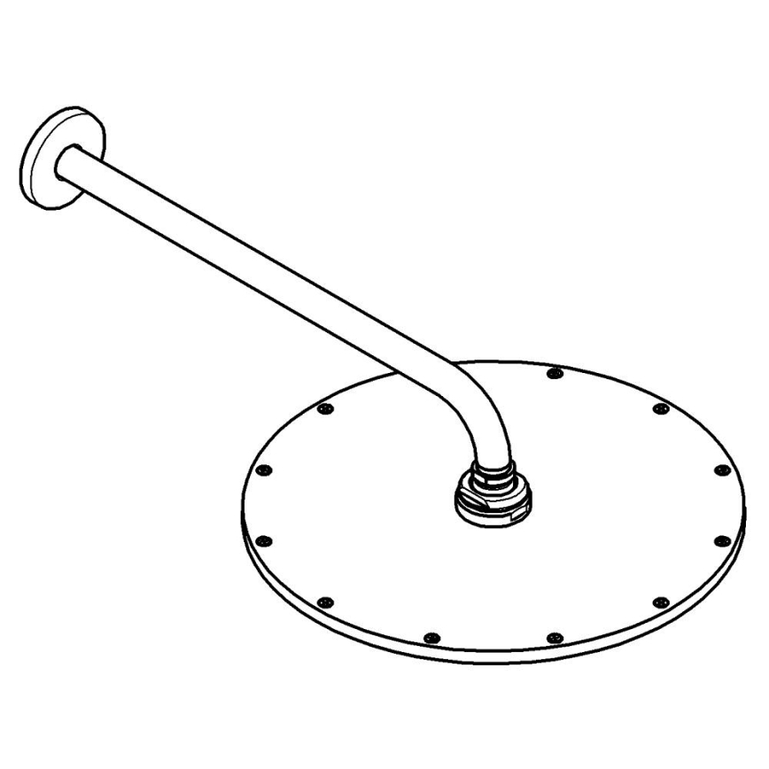 GROHE 26066GN0 - верхній душ RAINSHOWER COSMOPOLITAN 310/380 мм, золотий