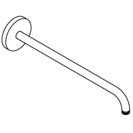 GROHE 26146000 - душевой кронштейн RAINSHOWER 422 мм, полированный хром