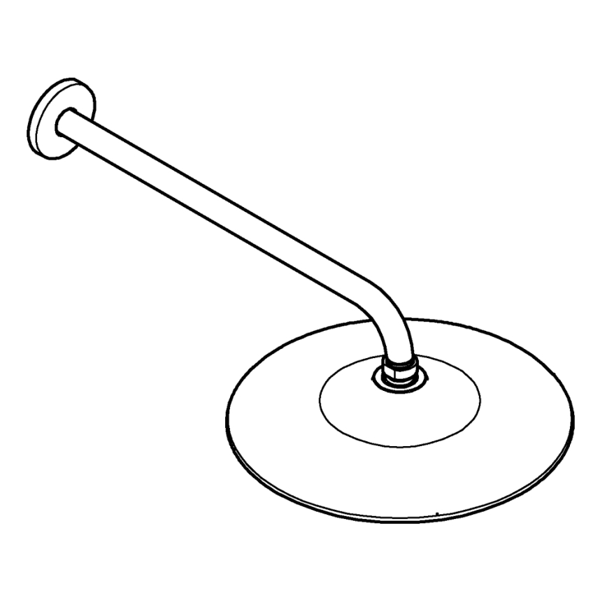 GROHE 26459000 - Верхня душова лійка EUPHORIA 260 380 mm блискучий хром