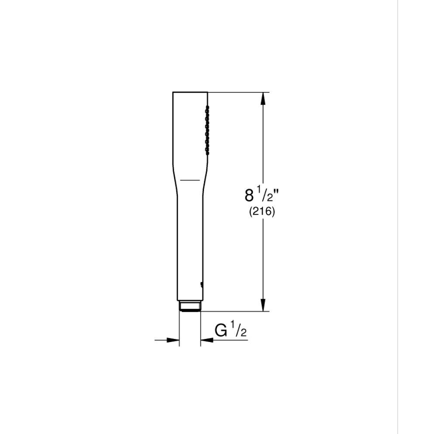 GROHE 26466000 - Ручний душ STICK полірований хром