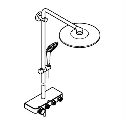 GROHE 26507000 - Душова система EUPHORIA SMARTCONTROL 310 DUO полірований хром